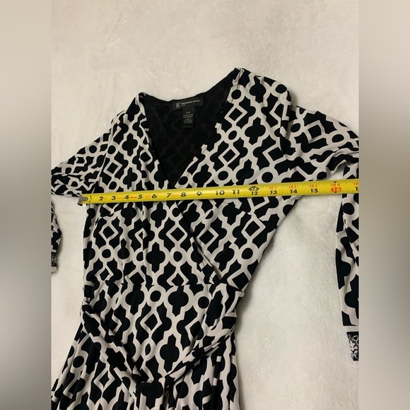 INC International Concepts Women's Long Sleeves V Neck Dress Casual Size P/P NWT - Picture 7 of 9